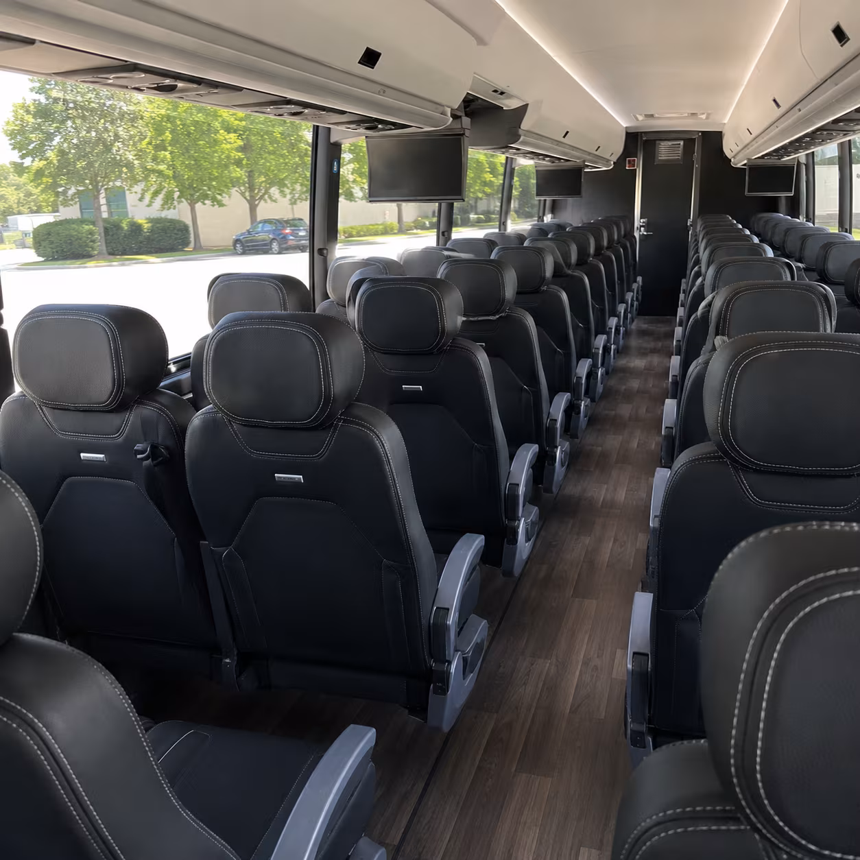 turlock charter bus rental interior